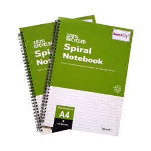 100% Recycled Spiral Notebook Wholesale