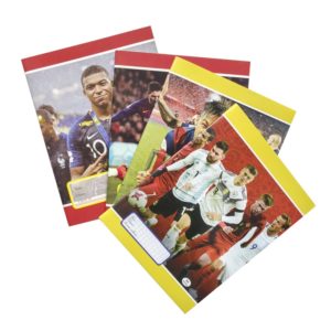 FIFA all-star cast French ruled notebook