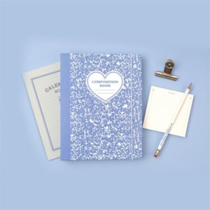 Paper Composition Notebook With 100 Sheets