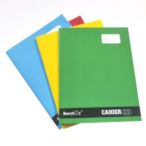Pure color French ruled notebook