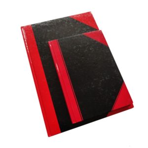 أحمر - أسود - غلاف صلب - دفتر ملاحظات - بالجملة