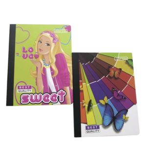 Sweet Girl Cheap Price School Custom Composition Book