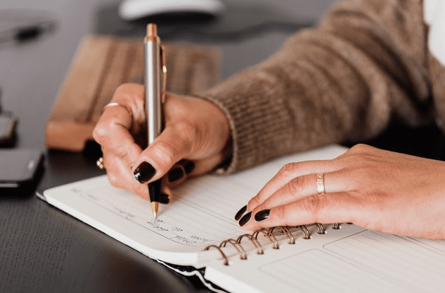 Writing smoothly on notebook