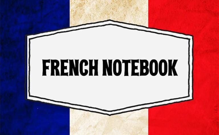 Un carnet de notes français