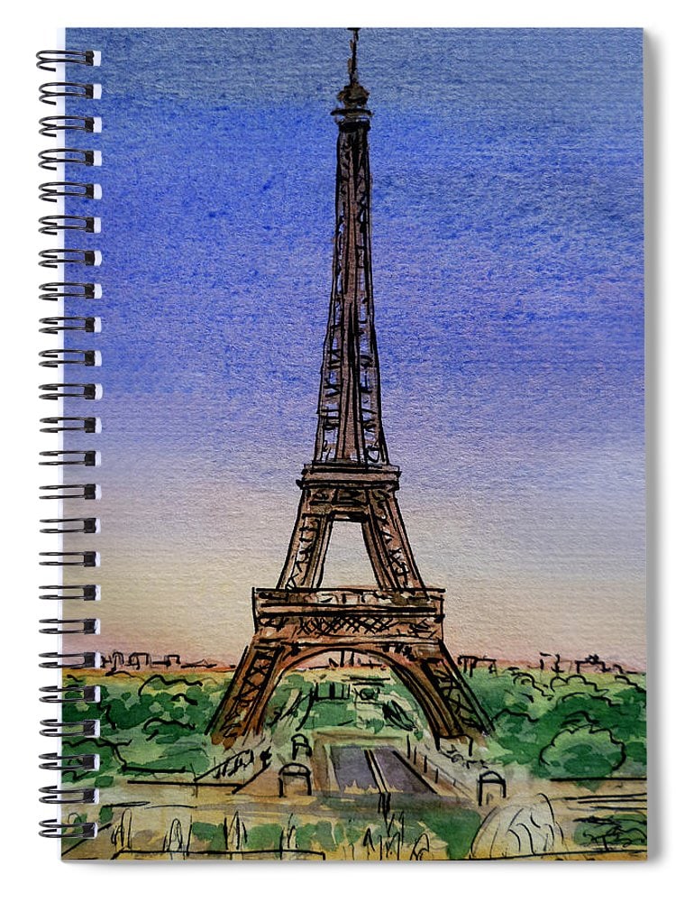 Carnet de notes de la tour d'Eifel