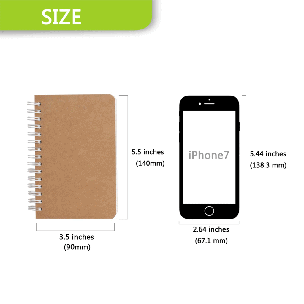 Pocket Size French Notebook 