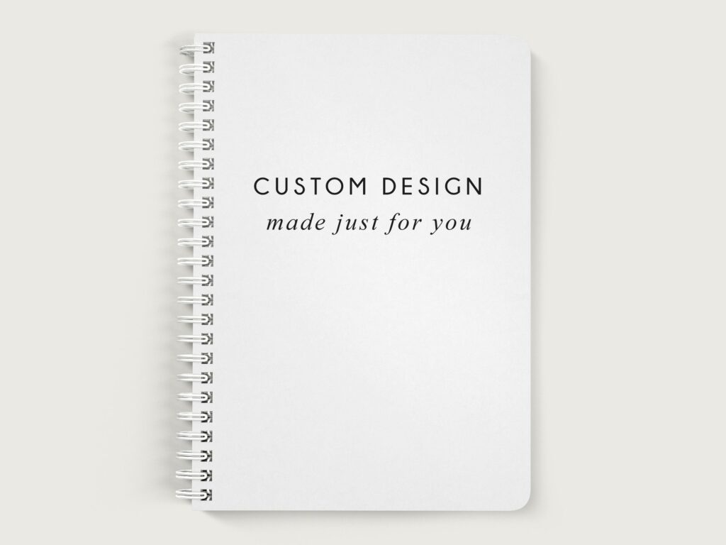 تخصيص تصميم دفتر التأليف الخاص بك