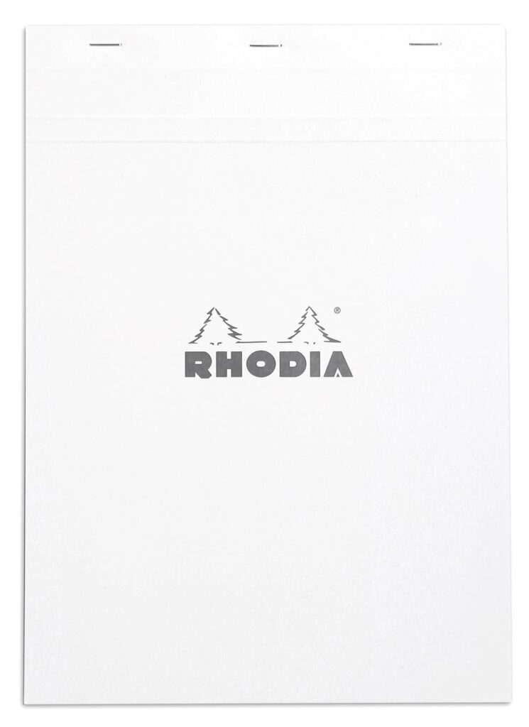 المفكرة الكلاسيكية من Rhodia Ice Staplebound -1