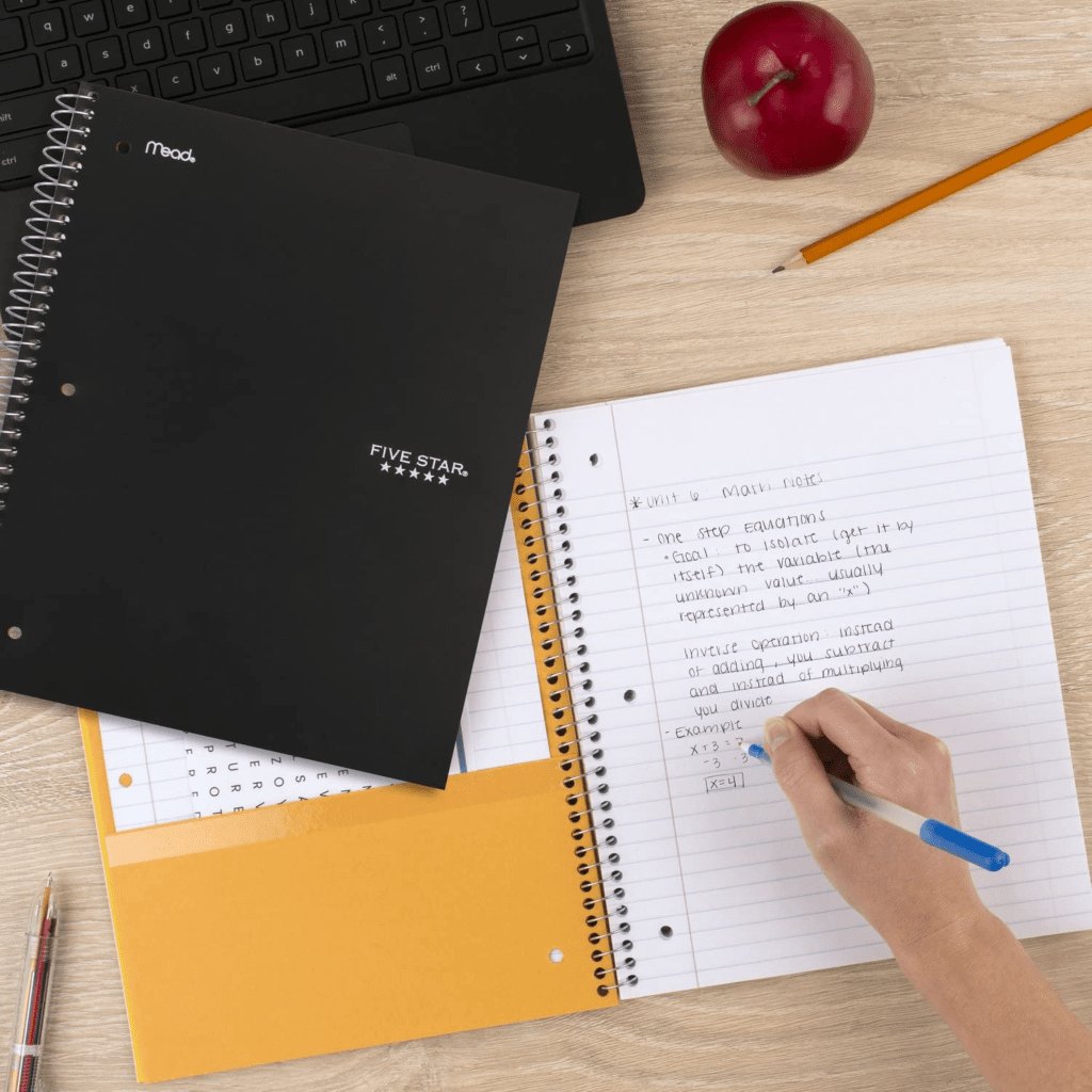 Spiral Notebooks Wide Ruled by Five Star-3