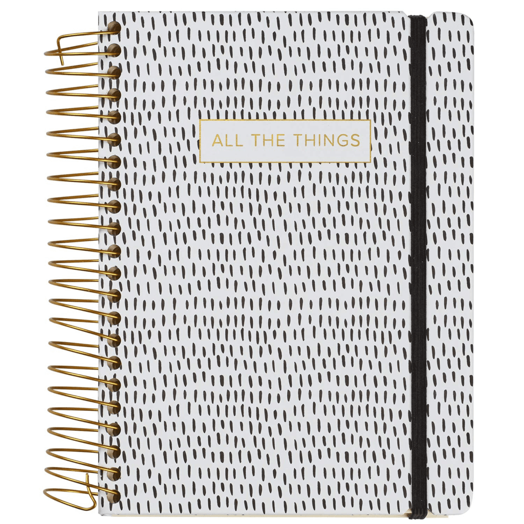 White and Black Three-In-One Notebook-1