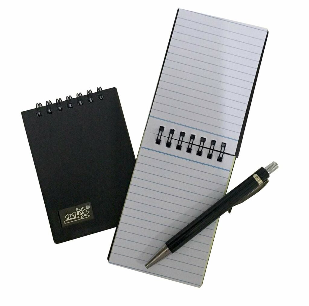 Wirebound Mini Plastic Cover Notebook-2