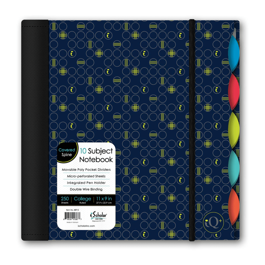 iQ Poly Fashion Cover College Rined Notebook-1