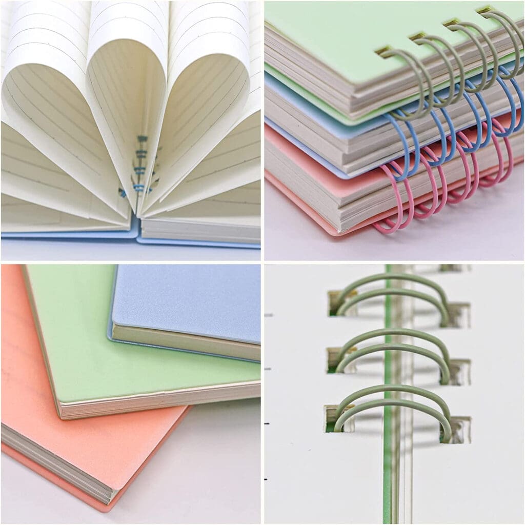 3 Subject Notebooks with Dual Spiral Binding-2
