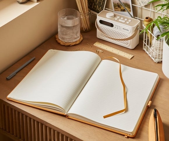 A4 Notebook On The Desk