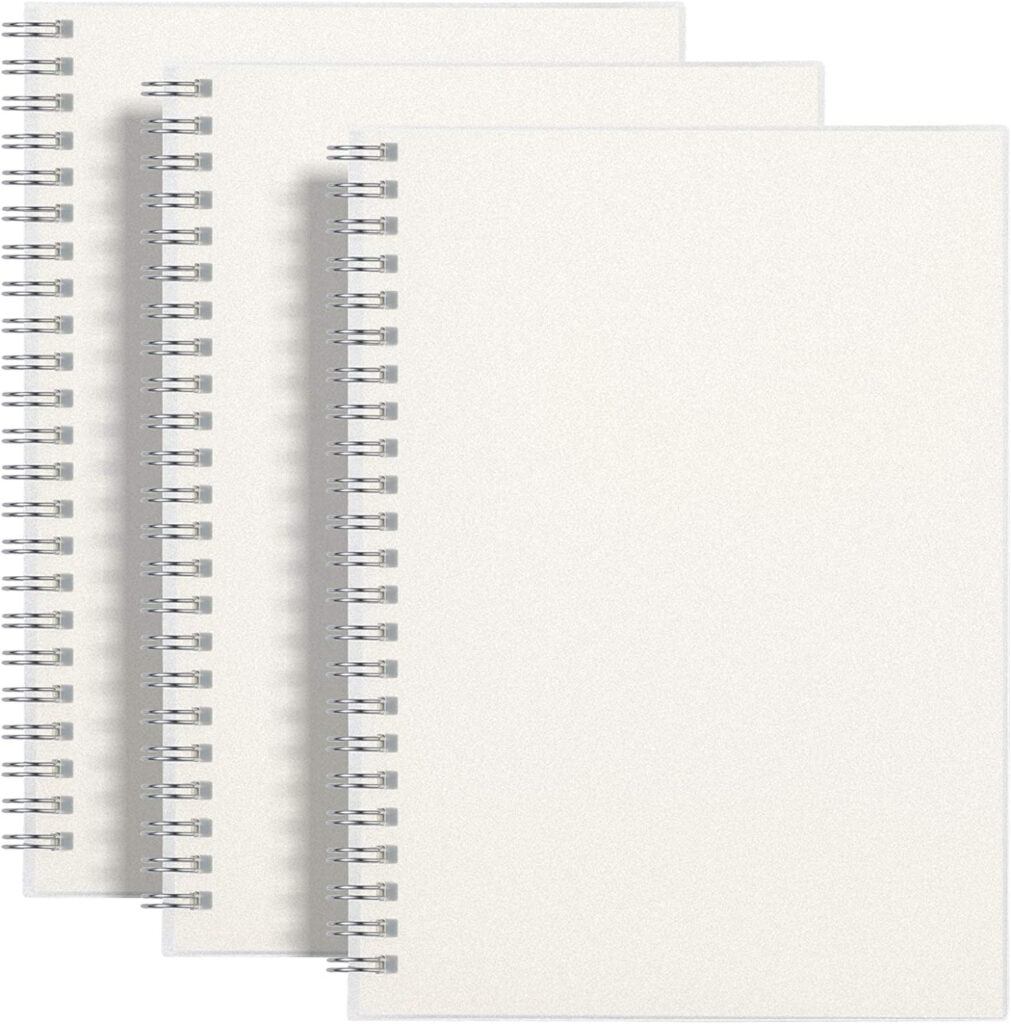 A5 Hardcover Blank 3 Subject Notebooks-1