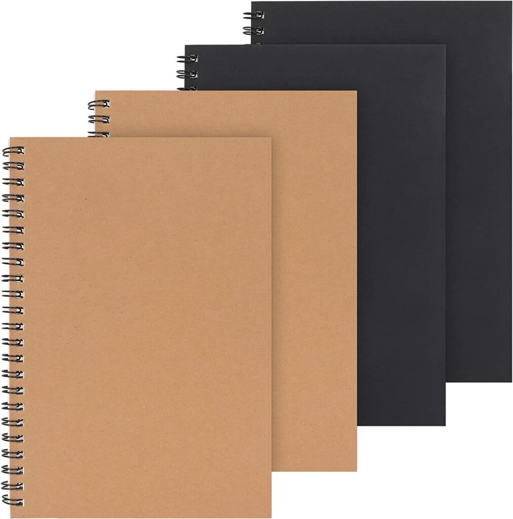 A5 Notebooks with Kraft Paper Cover-1