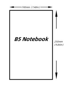 حجم دفتر الملاحظات B5