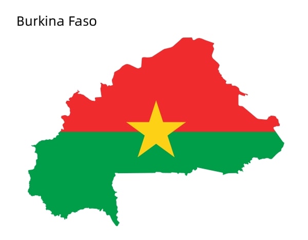 Carte du Burkina Faso