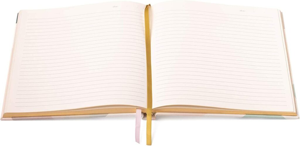 Large Lined Gilded Edge Hard Cover Notebook-2