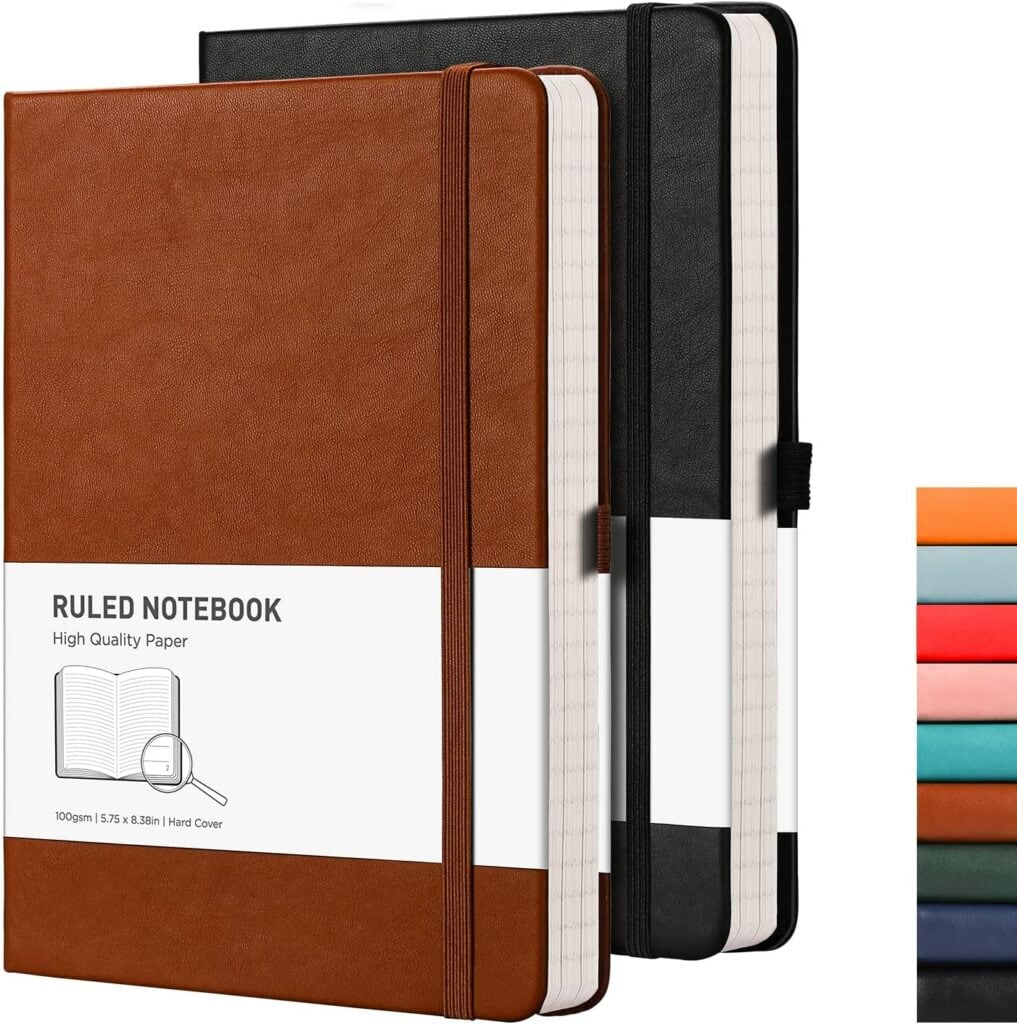 Lined Business Journal Hardcover Notebook-1