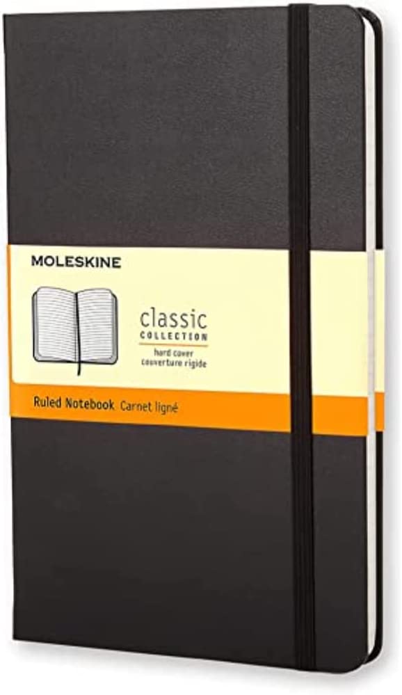 Journal Moleskine Classic à couverture rigide - carnet 1