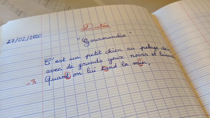 S'entraîner à la calligraphie avec un carnet de notes français-2