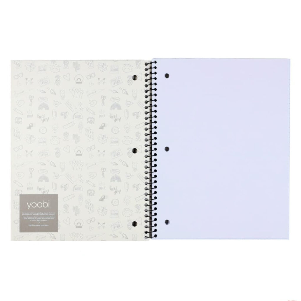 Set of Printed Spiral 3 Subject Notebooks-3