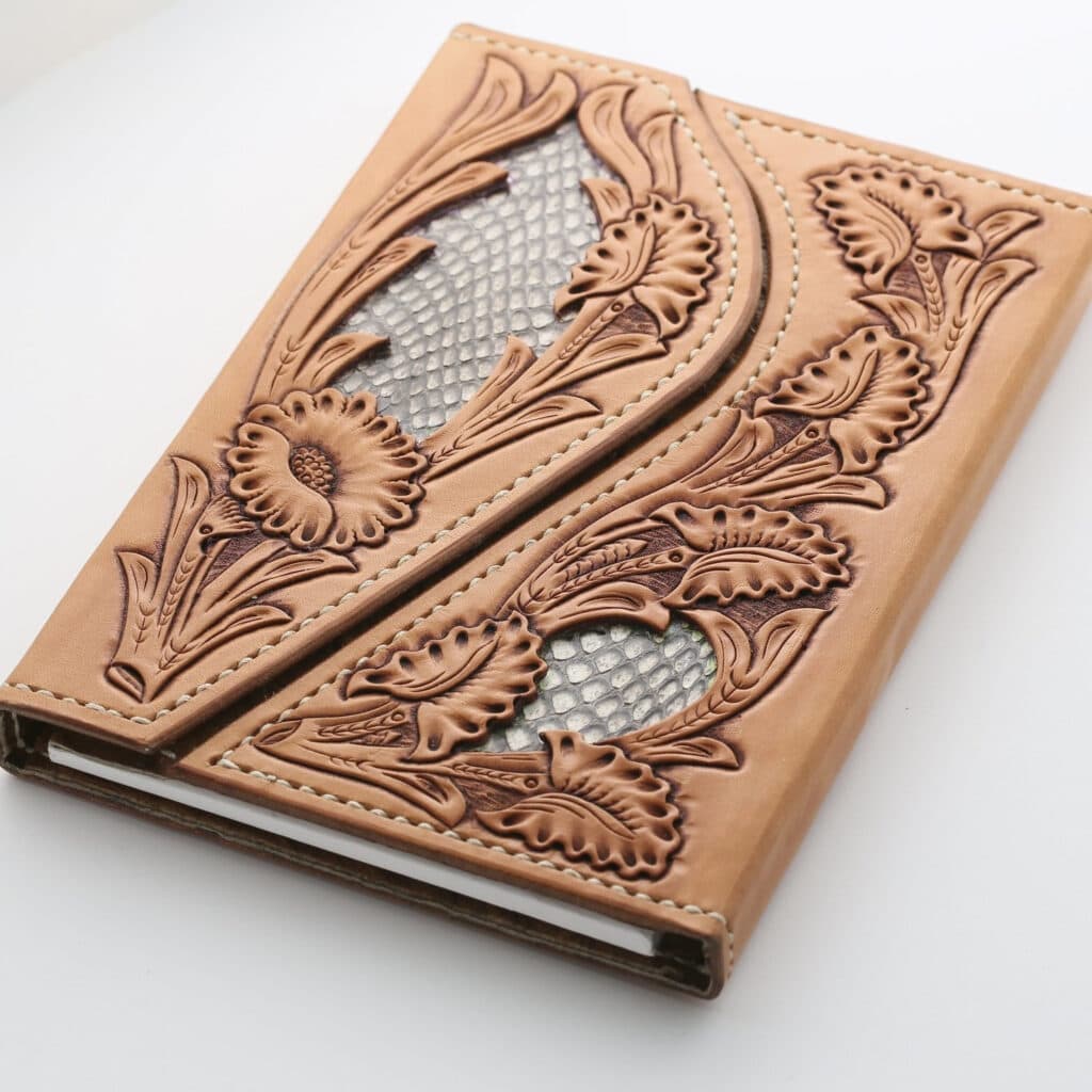 Hand-Tooled Leather Covers