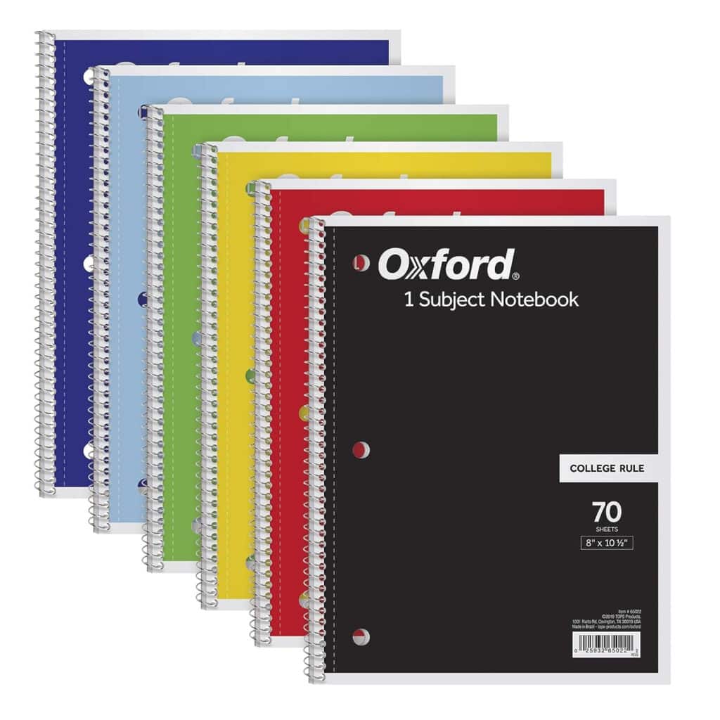 Oxford Spiral Notebook-1